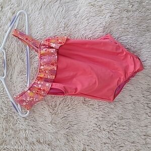 Speedo, Kids One Piece Swimsuit - Pink Floral